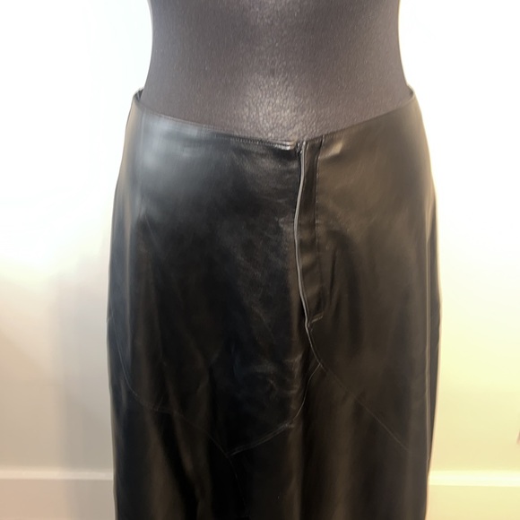 Womens midi faux leather skirt size 12 - Picture 4 of 11